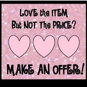 Open to offers on any items ✨